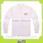 custom cotton white men long sleeves polo t-shirt