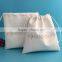 white color drawstring bag leather with custom logo