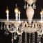 ChromeChrome plated maria theresa chandelier lighting, crystal wedding table centerpieces