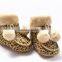Autumn leopard Baby Shoes foreign trade winter baby soft bottom slip cotton boots
