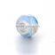 D165 925 enamel blue silver charm,white letters bracelet beads for sale