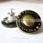 brush brass color alloy jeans button for man jeans