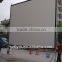 High quality ! front and Rear Easy folding screen with wheel wFlight Case Projector screen