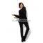 Pretty steps 2016 stylish new pants design black long girls tight jean pants