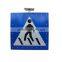 High quality LED flashing road safety solar warning pedestrian traffic warning sign