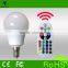 Factory direct sale IR remote RGBW bulbs with 3w rgb and 16 color bulbs