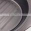Black Carbon Steel Oval Fish Roaster Non Stick Grill Pan With Lid