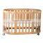 Fashion Model 5 in 1 Wooden Round Baby Cot Baby Crib