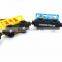 Farm animal toys wooden trains for kids
