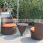 Outdoor Synthetic Rattan Furniture 4 Seated Leisure Table And Chairs