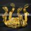 Imperial Noble Furniture Living Room Sofa, Luxury Wood Carved Three Seater Sofa With Gold Painted, British Royal Sofa Couch Set