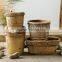 Handmade rustic style decorative cement succulent flower planter