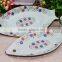 KC-00050 Haonai fish shape ceramic dinner plate