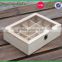 factory price top quality cheap unfinished wooden sewing tool box