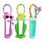 Promotional gifts bath and body works animal shape lip gloss silicone holder carrier