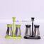 6pcs 100ml glass spice jar set