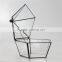 Five Face opening closed five angular geometry glass greenhouse flowers Garden Decor pots