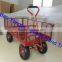 Steel Mesh Garden Wagon Cart