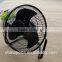 2015 good quality and competitive price mini metal electric fan with 360 degree