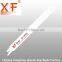 Bi-metal Saber saw blades,reciprocating saw blade progressive teeth: XF-S1122VF,XF-S1025VF,XF-S3456X,XF-S123XF,XF2345X,XF-922VF