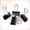 25mm high quality black color stationery metal binding clips
