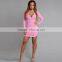 New Womens Sexy Clubwear Bodycon Mini Dress Evening Party Long Sleeve Prom Dress