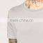 OEM Mens Gray Soft And Thin Plain Long Length T-shirts