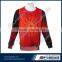 custom sublimation cut and sew sweater,handmade cut and sew red color side sweater
