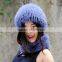CX-C-01A Soft and Warm High Quality Real Fox Fur Neck Warmer Fox Fur Hat