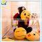 hot sale plush stuffed toy yellow emoji pillow