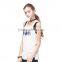 Design latest fashion women custom printed crop tops