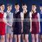 5 colours available chantilly and slim fit wholesale formal airline uniforms of women