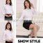 2015 New Design Tops Of Long Sleeve Women's Formal Shirt (DSHL013)