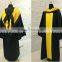 Graduation gowns with hood and cap