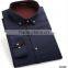  new style metal button shirt latest design for men 2016 organic cotton leisure shirt
