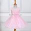 2017 New girl dress ,lace flower dress ,stitching children dress princess dress
