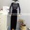 B22672A Autumn ladies Long sleeved sweater waist overalls corduroy wide leg pants suit