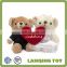 Red Heart Teddy Bear Souvenirs Wholesale Wedding Thank You Gifts For Guests