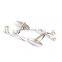 Fancy Cufflinks New Silver Scissors cufflinks for shirt