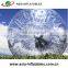 Nice Plastic colors strips zorb ball ,inflatable human sized zorb football ball for outdoor games