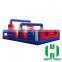 Inflatable obstacle with bounce jumping & water slide, inflatable obstacle courses for sale