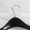 China Supplier Top Class Black Plastic Hanger Coat Hangers