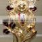 Bridal Gold-plated jewelery slave bracelets, wedding gold plated jewellery Indian bracelets