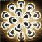 Modern LED Chandelier Lights Lamp 52w-160w dinning room/bedroom Acrylic+Metal Dimmable Pandent Hanging Chandeliers 220v
