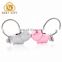 2018 Valentine's Day Gift Couple Kiss Pig Keychain