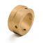 High precision flange copper bush customized by Chinese copper foundry