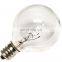 Outdoor lights G40 Globe Light String Incandescent Bulbs with white wire 25Ft 25bulbs