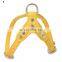 Shiny rhinestone pet chest strap with suede microfiber dog strap
