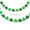 Customer log decorative polyester felt flag bunting