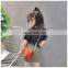 Fashionable foreign style girl Princess bag fashion street children's One Shoulder Messenger Bag Pu chain small square bag zero